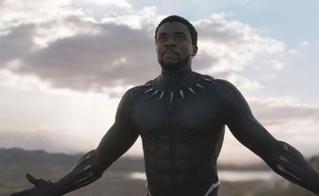 Chadwick Boseman as T'Challa, aka Black Panther
